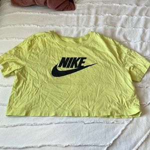 Green Nike Crop Top!